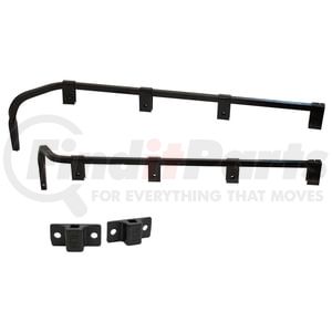 Fleet Engineers 031-00129 Mud Flap Bracket Mud Flap Bracket, 5/8 Straight Bar Type, 5 Offset, Standard Mount, Pair