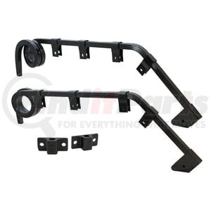Fleet Engineers 031-00553 Mud Flap Bracket Shortie 3/4" Bar Type Mud Flap Bracket, double coil (extra long), standard mount