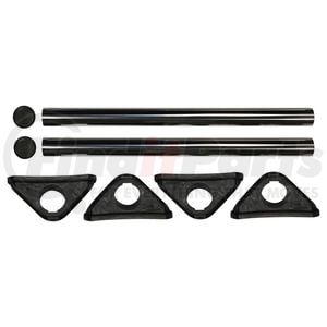 031-01235 by FLEET ENGINEERS - X-Flex Fender Bracket - Stainless Steel, Straight, End Mount, Packaged Set