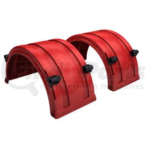 Fleet Engineers 031-01548 Fender Set Spray Master FRX-19 with SlideTrax, Red, Pair