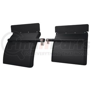 031-01636 by FLEET ENGINEERS - Cross-Tube Poly XTP-24 with Black Top Flaps, Black Poly, Pair