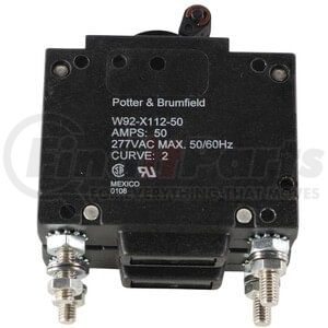 W92-X112-50 by POTTER & BRUMFIELD - CIRCUIT BREAKER 50A 2P