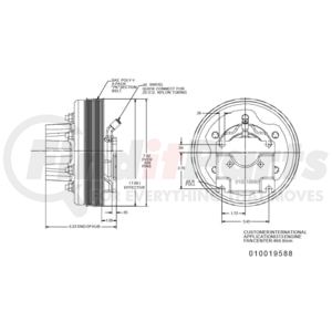 010019588X by KIT MASTERS - Kysor-Style Hub - Remanufactured