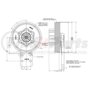 010020257X by KIT MASTERS - Kysor-Style Hub - Remanufactured