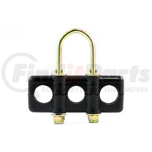 451009 by TRAMEC SLOAN - 3-Hole Air Hose Clamp, U-Bolt for 3/8 I.D. Hose and Cable