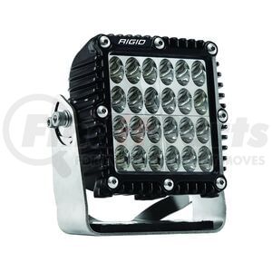 544313 by RIGID - RIGID Q-Series PRO LED Light, Driving Optic, Black Housing, Single