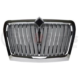 1501-0049 by WHEELER FIT - GRILLE, CHROME W/ BUG SCREEN (REDESIGN) INCLUDES MOUNTING HARDWARE