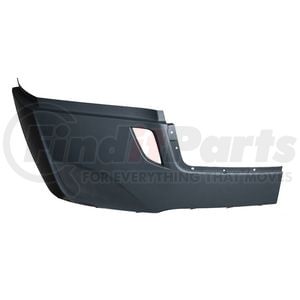 1503-0046 by WHEELER FIT - CAP,BUMPER END (GRAY) WITHOUT FOG LIGHT CUTOUTS - AIR DAM MOUNTING - RIGHT