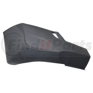 1503-0078 by WHEELER FIT - Bumper End Cap - Right Side, Gray, without Fog Light Hole and Air Dam