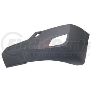 1503-0079 by WHEELER FIT - CAP, BUMPER END (GRAY) WITH FOG LIGHT CUTOUTS - WITHOUT AIR DAM MOUNTING - LEFT