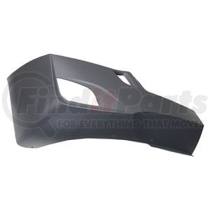 1503-0080 by WHEELER FIT - CAP,BUMPER END (GRAY) WITH FOG LIGHT CUTOUTS - WITHOUT AIR DAM MOUNTING - RIGHT