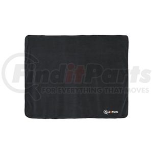 FIP-BLANKET by FINDITPARTS - Black Micro Coral Fleece Blanket with Embroidered FiP Logo