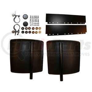 World American WA18-8136 Truck Quarter Fender Truck Quarter Fender Set, 24in Length, High Impact Plastic
