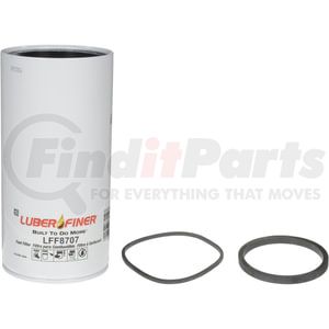 LFF8707 by LUBER-FINER - Luberfiner LFF8707 MD/HD Spin-On Fuel Filter