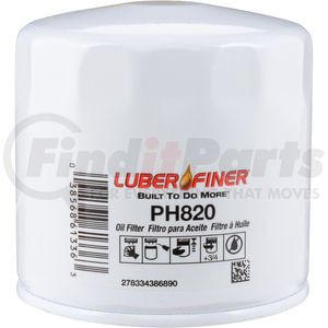 PH820 by LUBER-FINER - Luberfiner PH820 4" Spin-on Oil Filter