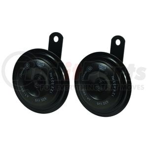 011225871 by HELLA - Horn Kit BX Black Disc 92MM 12V Universal