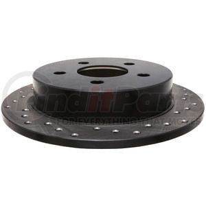 128.62058L by STOPTECH - StopTech Sport Cross Drilled Brake Rotor; Rear Left