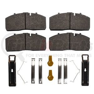 790-22117 by HALDEX - Disc Brake Pad Set - for DBT22LT Modul T GenII