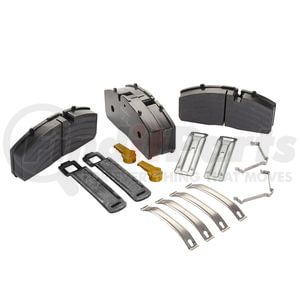 790-95396 by HALDEX - Air Disc Brake Pad Kit - 2-Wheel End Kit, For use on DBT22LT Modul T Air Disc Brakes