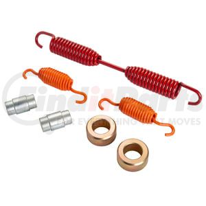 CQ67319 by HALDEX - Drum Brake Hardware Kit - For use on 16.5 in. Eaton Early Design Single Anchor Pin Brake