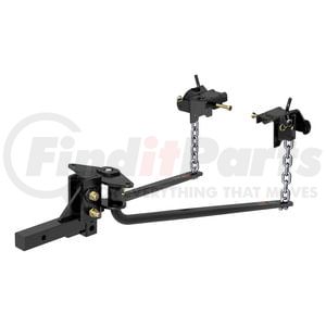 17050 by CURT MANUFACTURING - Round Bar Weight Distribution Hitch with Integrated Lubrication (5-6K)