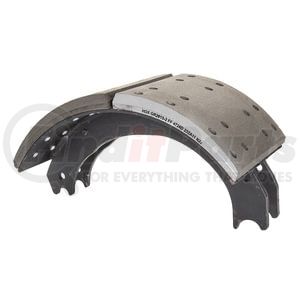 GR4726ES2R by HALDEX - Drum Brake Shoe and Lining Assembly - Rear, without Hardware, for use with Eaton "ESII"