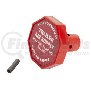 KN20900 by HALDEX - Dash Knob - For Pin Type Push-Pull Valves, Red, 3/8" Mounting Shaft