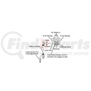 KN27201 by HALDEX - Suspension Self-Leveling Valve - EGP Low Flow, 1/4" NPT Ports