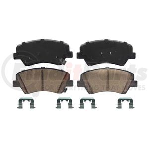 1551-1895-01 by DYNAMIC FRICTION COMPANY - 5000 Advanced Brake Pads - Ceramic and Hardware Kit