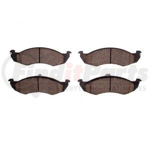1552-0576-00 by DYNAMIC FRICTION COMPANY - 5000 Advanced Brake Pads - Semi Metallic