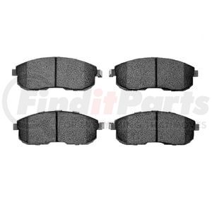 1552-0815-00 by DYNAMIC FRICTION COMPANY - 5000 Advanced Brake Pads - Semi Metallic