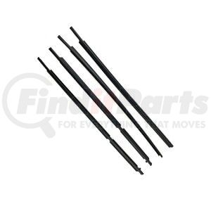 KT2011 by FAIRCHILD - Front & Rear Outer Belt Weatherstrip 4 PC Kit