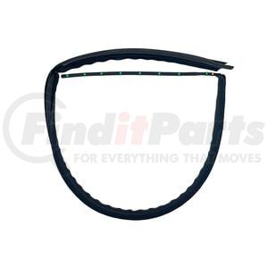 F4120 by FAIRCHILD - Roof Panel Weatherstrip Seal - Front, Driver Side, for 1999-2016 Ford Super Duty Trucks