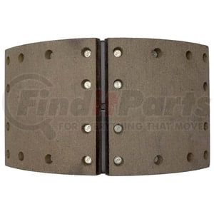 544PG by RAYBESTOS - Raybestos Element3 Organic Brake Shoe and Lining Assy