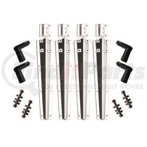 10001329 by MINIMIZER - Plastic bolt on brackets Liquid Platium