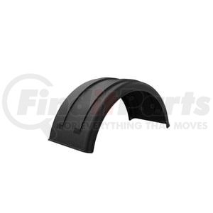 10001848 by MINIMIZER - 18" Wide Lift Axle Fender Black