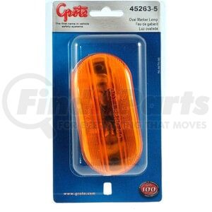 452635 by GROTE - Two-Bulb Oval Pigtail-Type Clearance / Marker Light - Optic Lens, Multi Pack