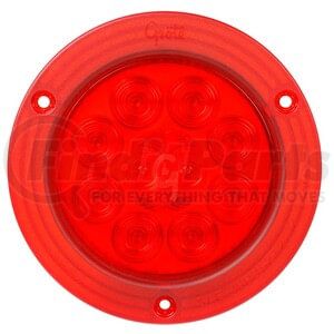 546223 by GROTE - SuperNova 4" 10-Diode Pattern LED Stop / Tail / Turn Light - Integrated Flange, Male Pin, Multi Pack