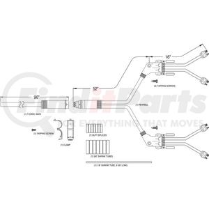 67040 by GROTE - Harness Repair Kit, Rear sill & Main Repair Kit