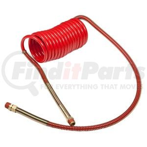 81001540HR by GROTE - 15' Air Coil, Red w/ 12" & 40" Leads & Brass Handle