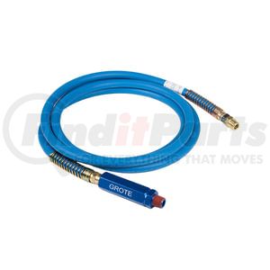 810112BGB by GROTE - 12', Blue Rubber Air Hose With Blue Anodized Grip