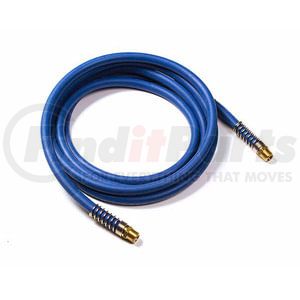 810115B by GROTE - 15', Rubber Air Hose With Springs, Blue