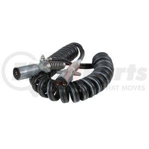 812215DS by GROTE - Liftgate Cable; Coiled, Dual & Single Pole, 15', W 12" Leads