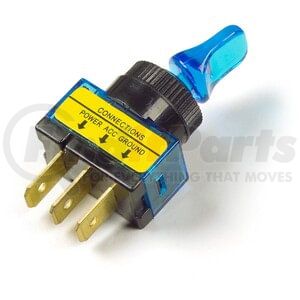 821912 by GROTE - Toggle, On/Off, D/Bill, 20 Amp, Blue