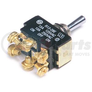 822122 by GROTE - Toggle Switch, 15 Amp, 6 Screw, On/Off/On