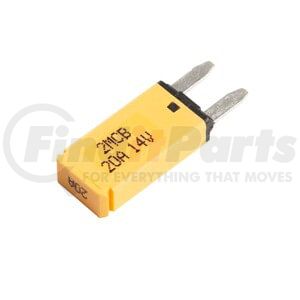 822352 by GROTE - Circuit Breaker; For Miniature Blade Fuses, Type Ii, 20A