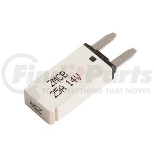 822353 by GROTE - Circuit Breaker; For Miniature Blade Fuses, Type Ii, 25A