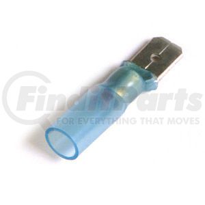 832430 by GROTE - Heat Shrink Quick Disconnect, 16; 14 Ga, Male, .250", Pk 50