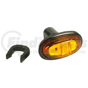 45303 by GROTE - CLR/MKR LAMP, YELLOW, LED, MICRONOVA®, PC, W/INTEGRATED AMP CONNECTOR