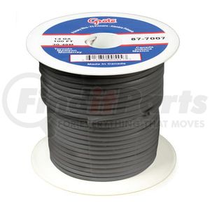 877003 by GROTE - Primary Wire, 14 Gauge, Gray, 100 Ft Spool